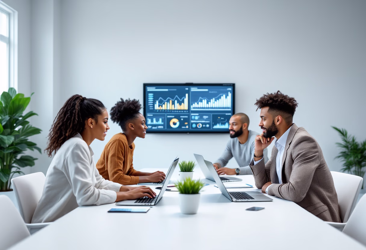 image of a business meeting (for a data analytics and business intelligence)